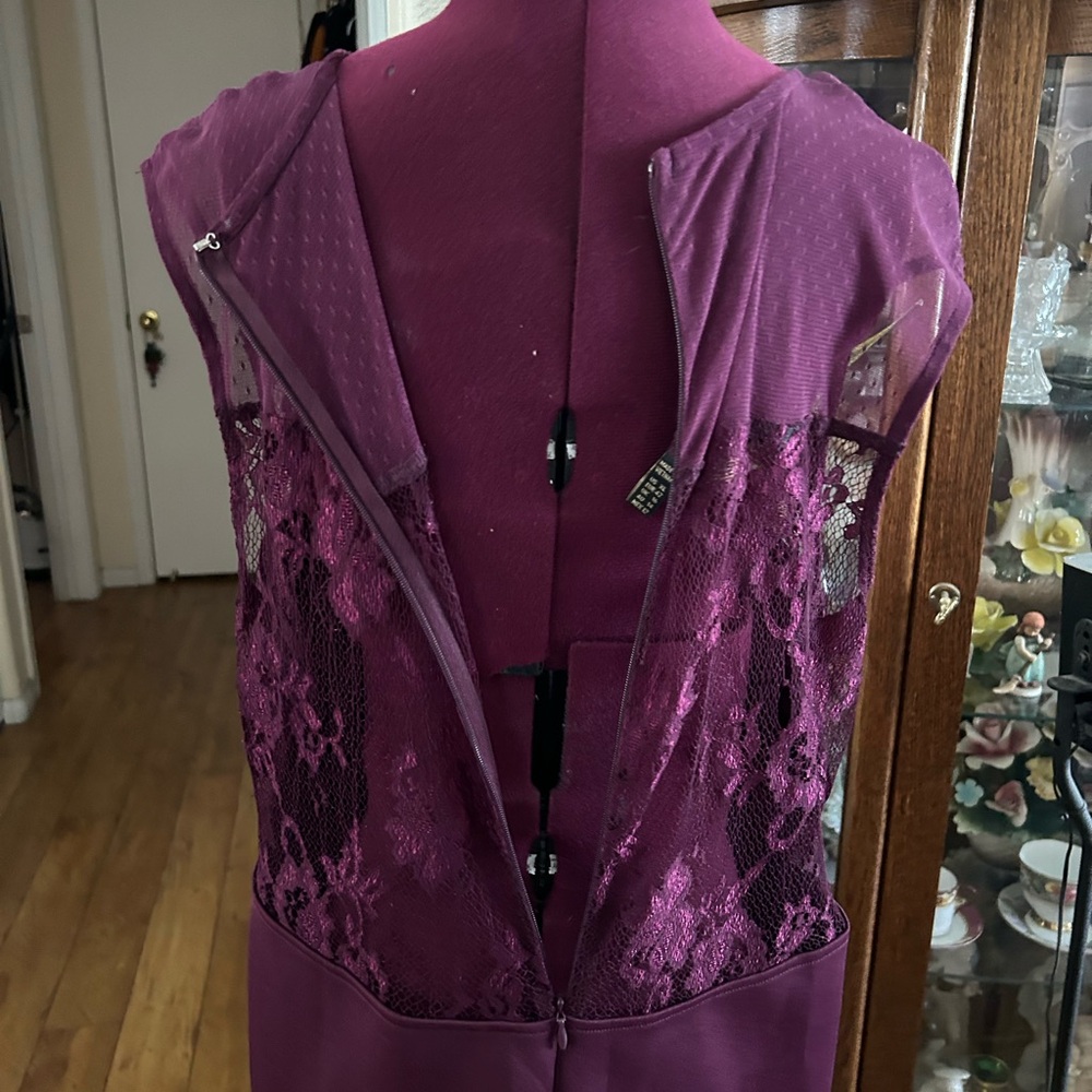 Kardashian Kollection Sleeveless Cranberry Dress. - Picture 4 of 6